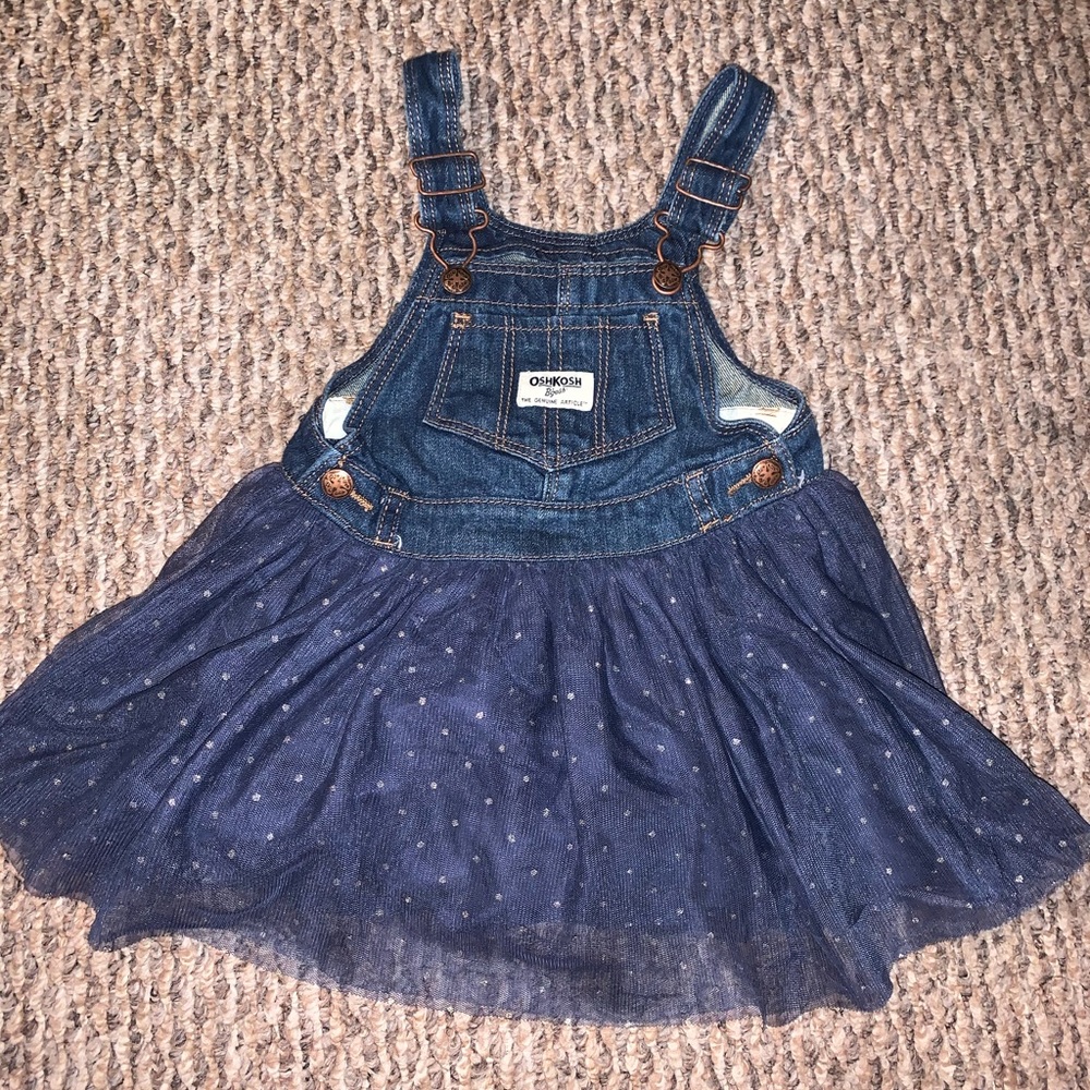 Osh Kosh girls 24 months overall dress